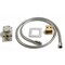 Alfi Brand Polished Chrm Floor mount Tub Filler + Mixer /w Hand Held Shower Head AB2728-PC - alternate 7